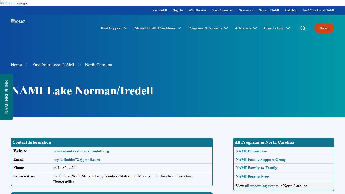 NAMI Lake Norman/Iredell | NAMI